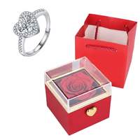 Rose HugsyBox™ – Eternal Rose Ring Set