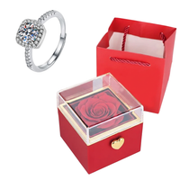 Rose HugsyBox™ – Eternal Rose Ring Set
